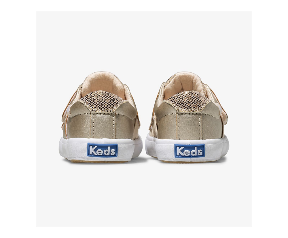 Slip On Παιδικα - Keds Courtney - Ροζ Χρυσο Χρωμα - ZFTOP2459